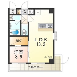 スプランディッド甲子園の物件間取画像